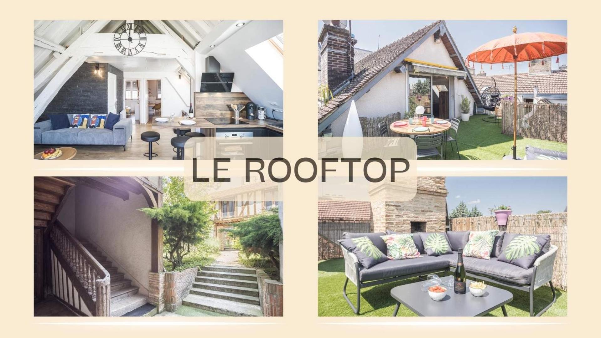 Le Rooftop - Vue Cathedrale - Climatisation Troyes Buitenkant foto